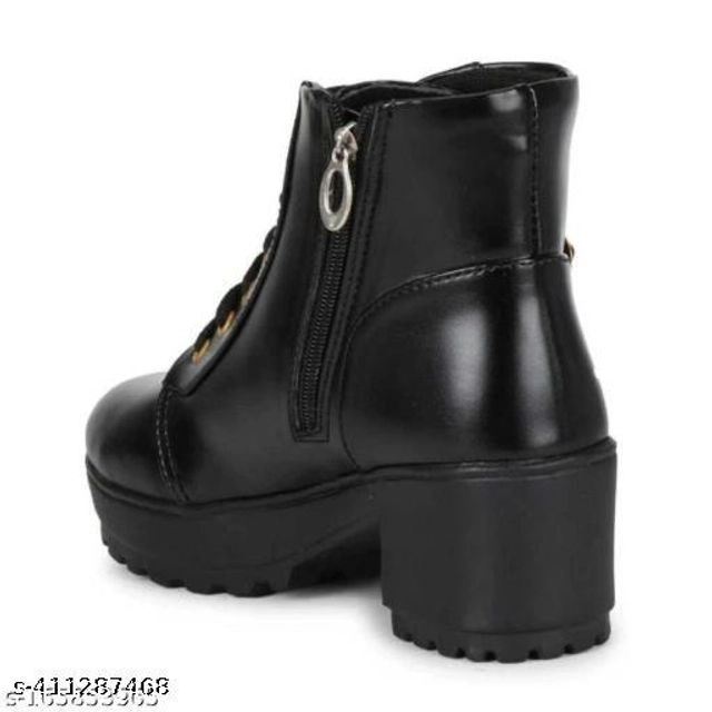 Boots for Women (Black, 3)