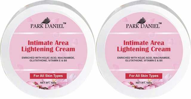 Park Daniel Intimate Area Lightening Cream (Pack of 2, 100 g) (SE-636)