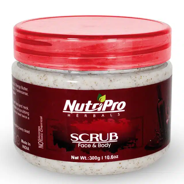 NutriPro Wine Face & Body Scrub (300 g)