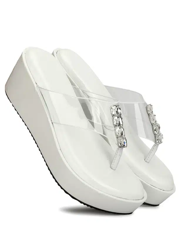 Heels for Women (White, 4)