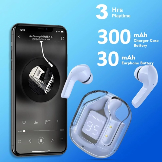 Wireless Bluetooth Earbuds with Charging Case (White)