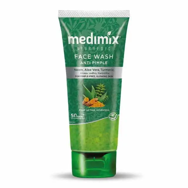 मेडीमिक्स आयुर्वेदिक एंटी पिम्पल फेस वाश , 100 ml + बॉडी वॉश 40 ml मुफ्त