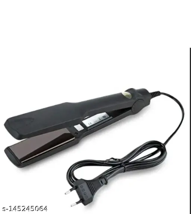 Professional Hair Straightener & Curler (Black, 100 W)