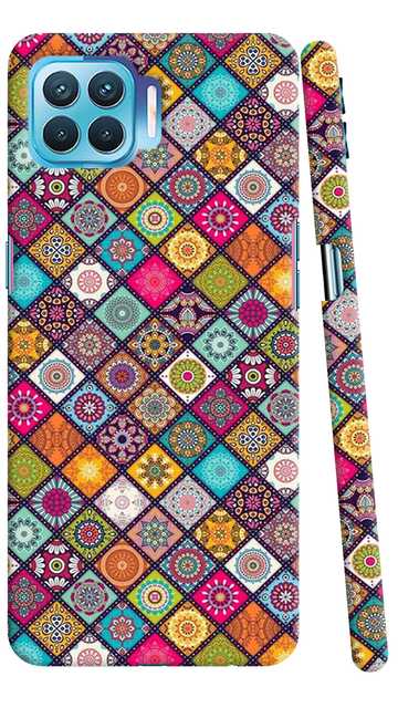 Back Cover for Oppo F17 Pro (Multicolor) (RH-7377)