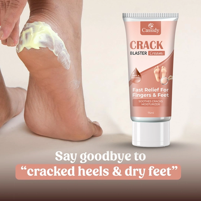 Cassidy Crack Blaster Foot Care Cream (75 ml, Pack of 2)