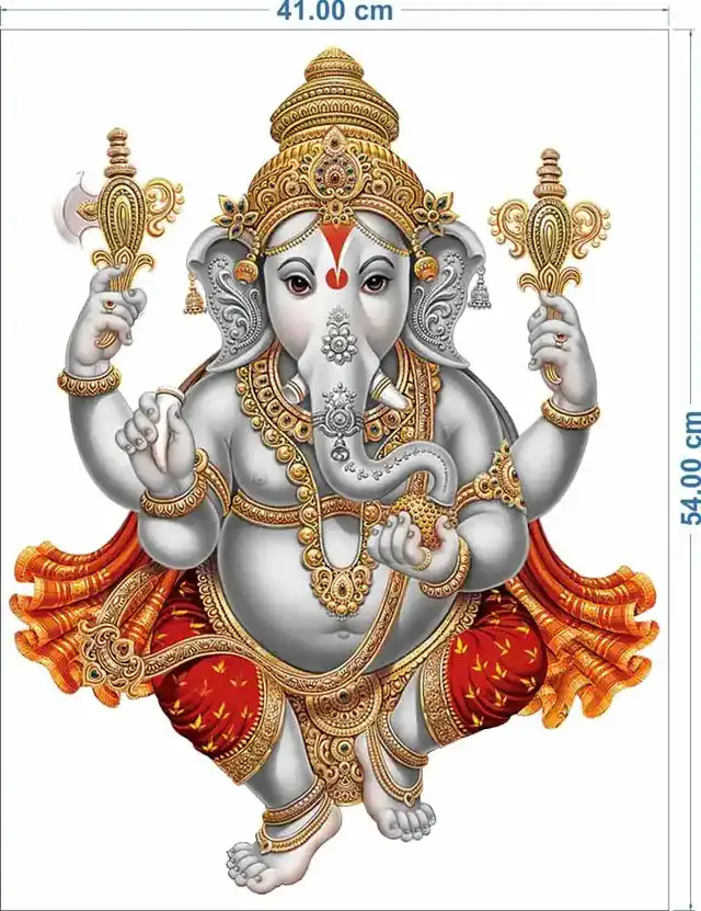 गॉड & गोड्स 928 वॉल स्टीकर (40 x 60 x 0.1 Cm)