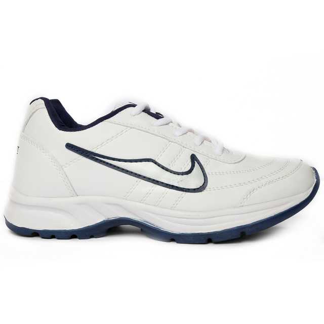 Men's Running Shoes (White, 6) (V-61)