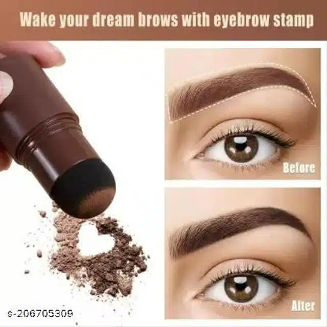 Eyebrow Stamp with Stencils (Brown, Set of 2)