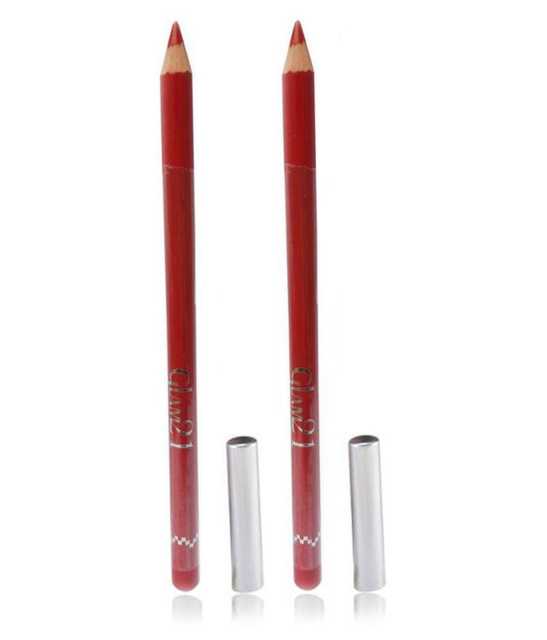 Lenon Makeup Accessory Glam 21 Lip Liner Pencil Rodeo (Red) (2 g) (Pack of 2) (D105)