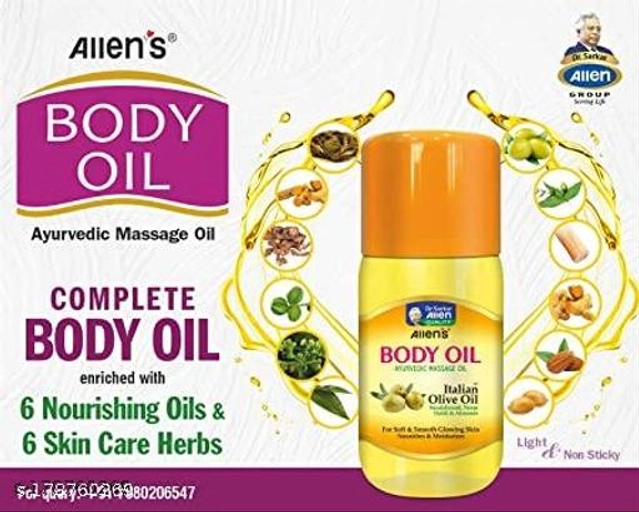 Allen's Body Oil (100 ml, Pack of 4)