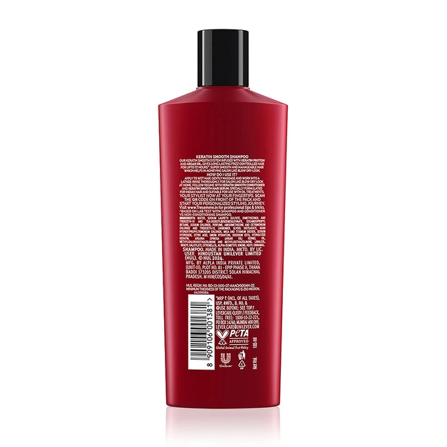 Tresemme केराटिन स्मूथ शैम्पू 185 ml