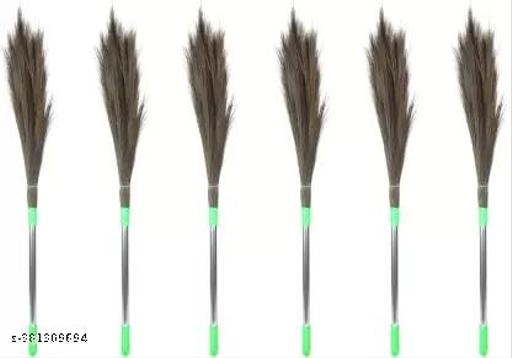 Laxmi Grass Broom (Multicolor, Pack of 3)