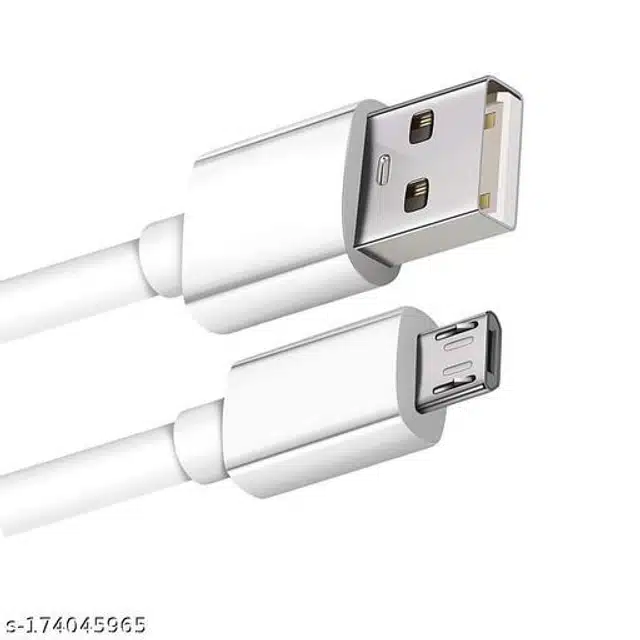 Type B to USB Fast Charging Cable for Mobile (White)