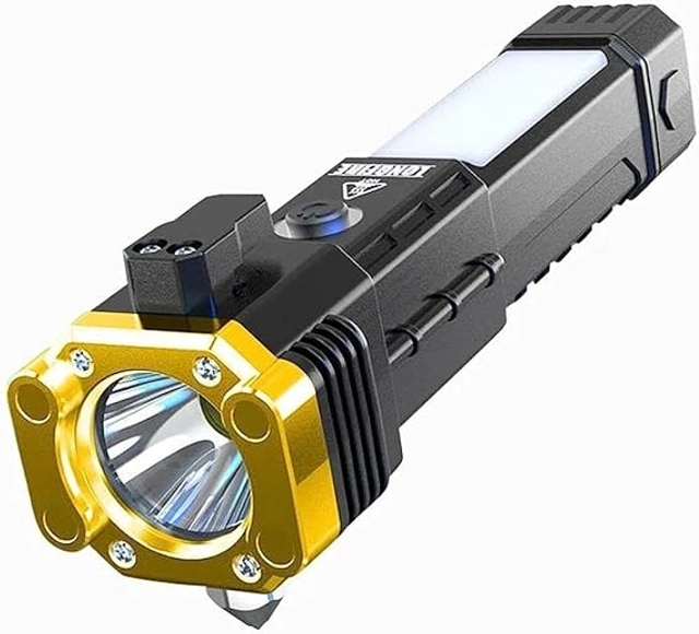 Rechargeable Torch Light (Black, 3 W)