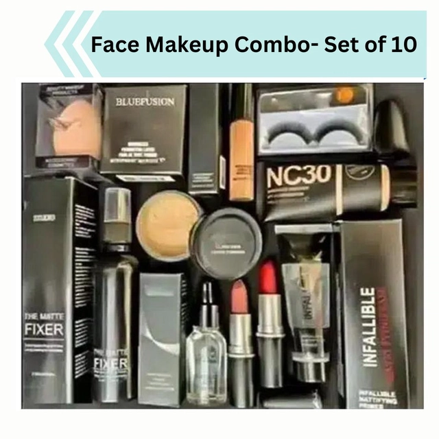 Makeup Kit Combo (Set of 10)