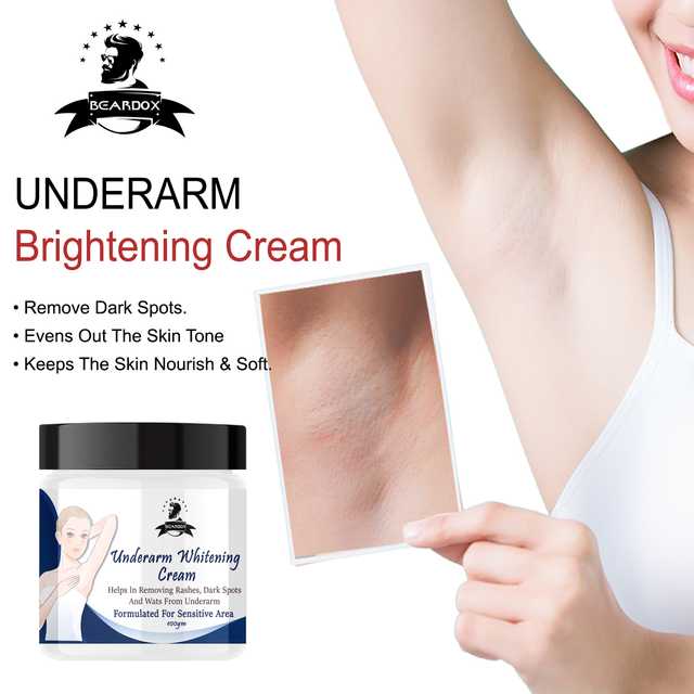 Beardox 100% Effective Underarm Crèam Removes Dark Spots, Evens Out Skin Tone & Nourishes Skin (100 g) (G-56)