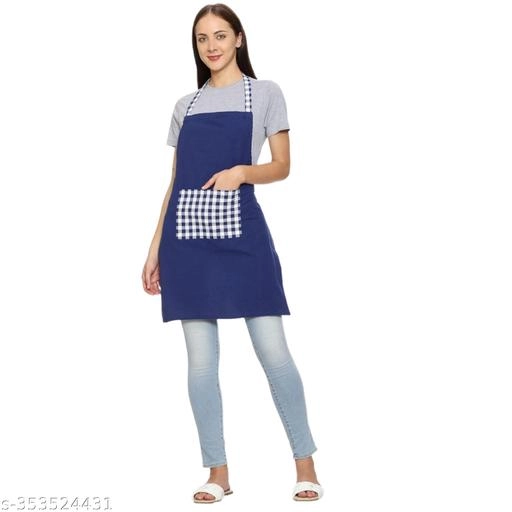 Cotton Apron for Men & Women (Blue)