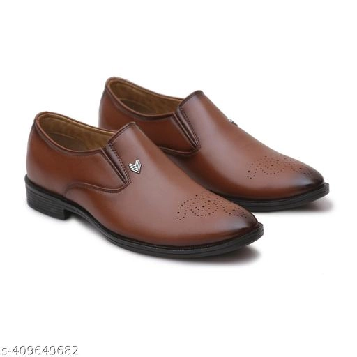 Formal Shoes for Men (Tan, 6)