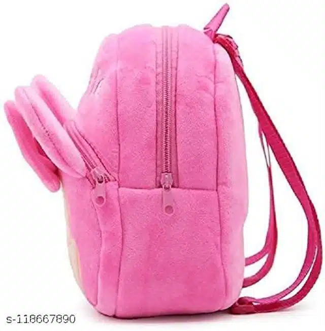 Plush School Bag for Kids (Pink)