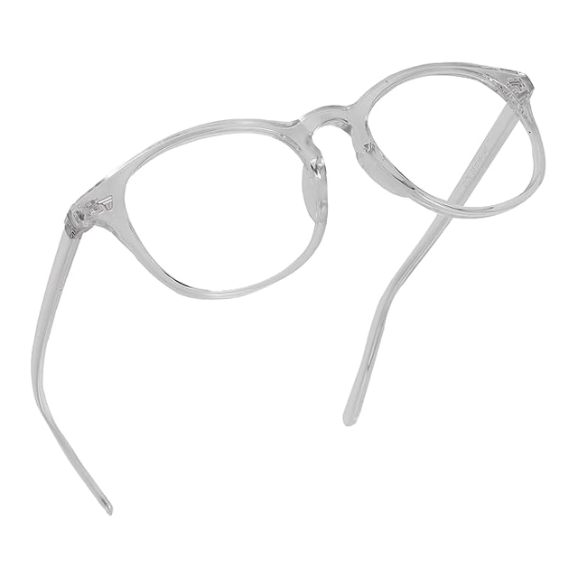 Plastic Sunglasses for Men & Women (Transparent)