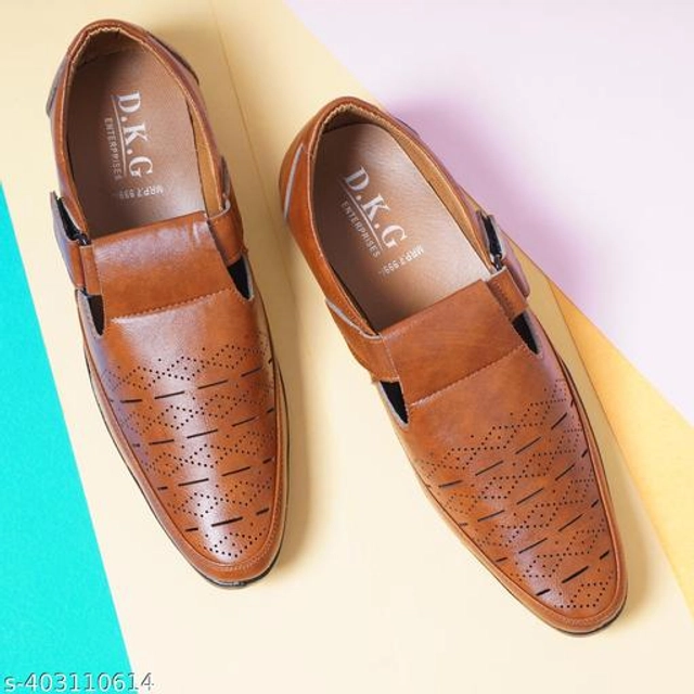 Loafers for Men (Tan, 6)