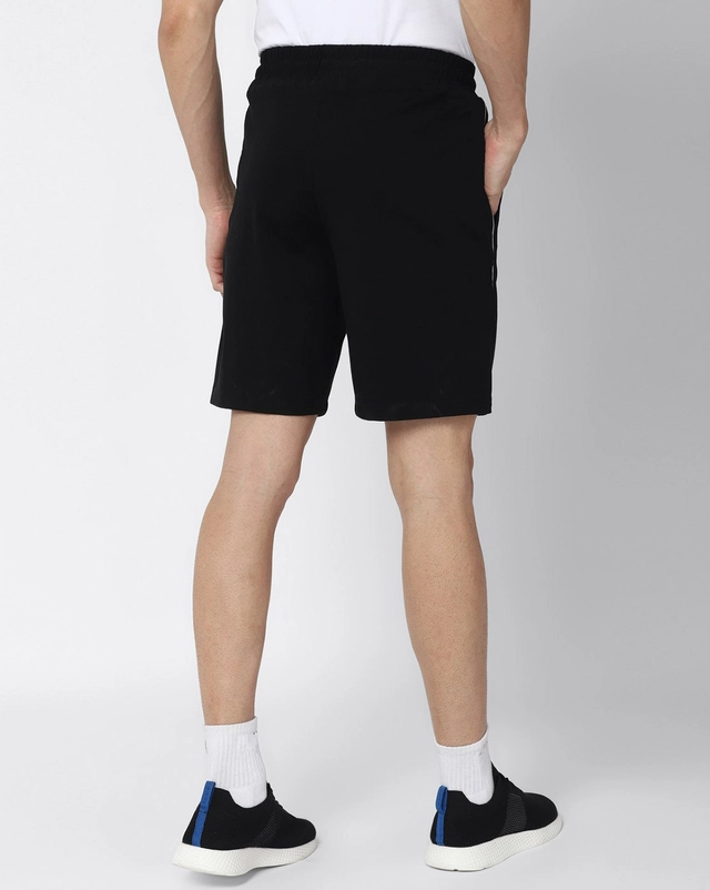 Lycra Sports Shorts for Men (Black, 30)