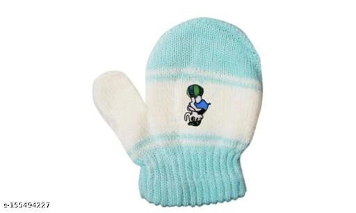 Woolen Gloves for Kids (Multicolor, 0-2 Months) (Set of 6)