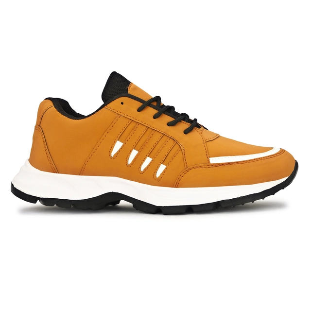 Casual Shoes for Men (Tan, 6)