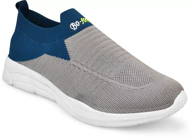 Sports Shoes for Men (Blue & Grey, 10)