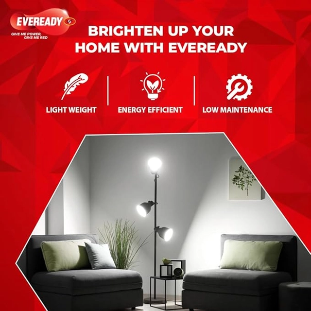 EVEREADY 12 W Standard B24 LED Bulb (White, Pack of 1)