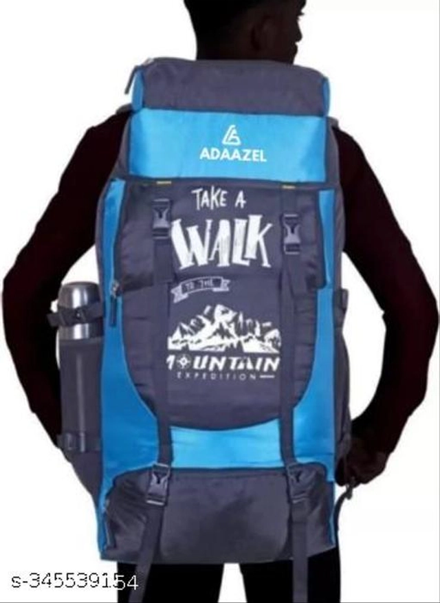 Hiking Backpack for Men & Women (Sky Blue & Black)