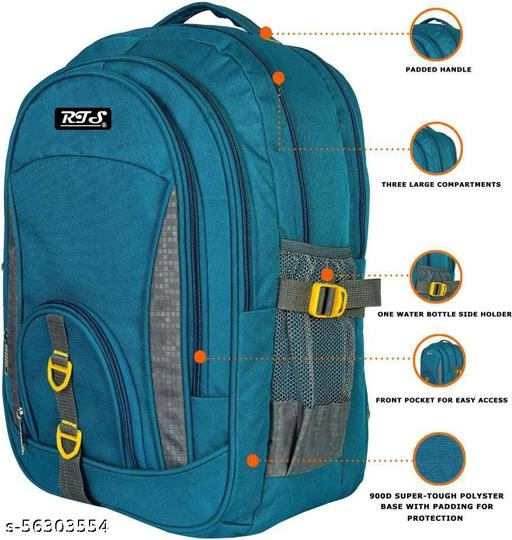 Fabric Backpack for Men & Women (Blue)