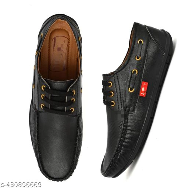 Formal Shoes for Men (Black, 6)