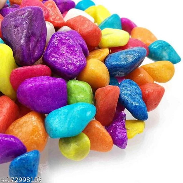 Decoration Pebbles Stones (Multicolor, 1000 g)