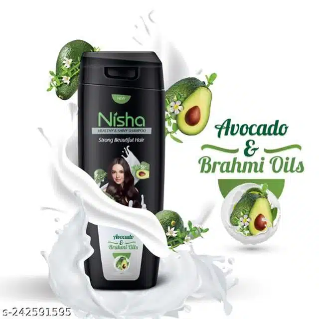 Nisha Avocado & Brahmi Oil Shampoo (180 ml) with Conditioner (180 ml) (Set of 2)