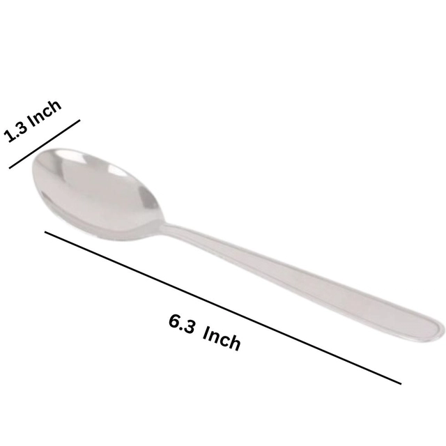 JENSONS Steel Baby Fork & Spoon (2.5 cm each, Pack of 8)