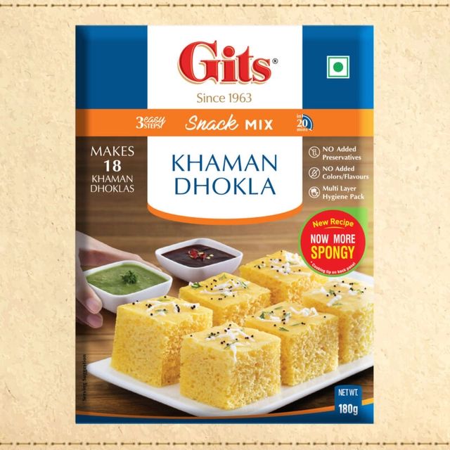 Gits खमन ढोकला मिक्स 180 g