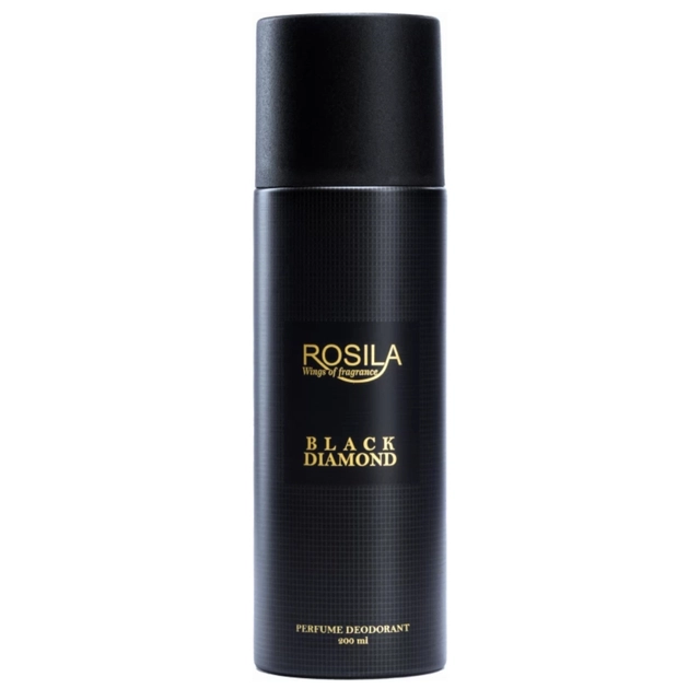 Rosila Black Diamond Stay Fresh & Bold Perfume Body Spray for Men & Women (200 ml)