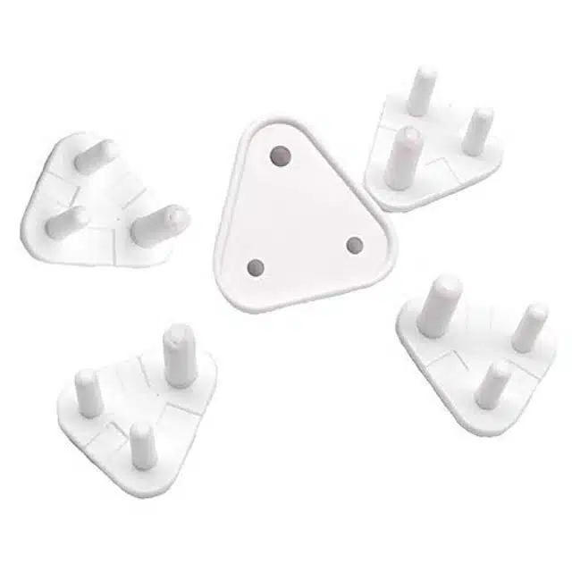 Electric Socket Plug Cover (Pack of 5, White)