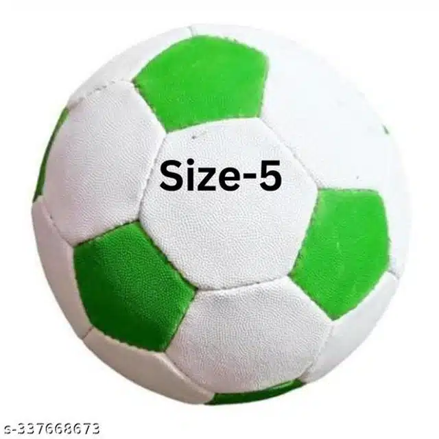 Rubber Football (Size 5, Multicolor)