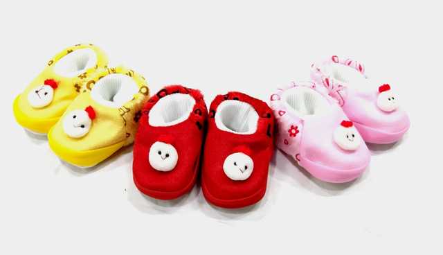 Shoes For Babies (0-6 Months, Set Of 3) (Mo-066)