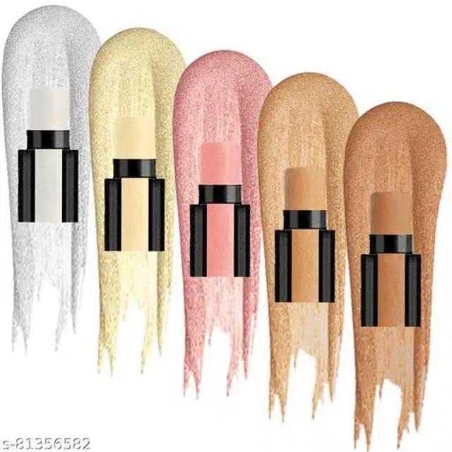 Ronzille 5-in-1 Stick Highlighter (Multicolor)