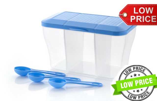 Plastic Food Storage Airtight Container Jar For Cereals (Ms-185)