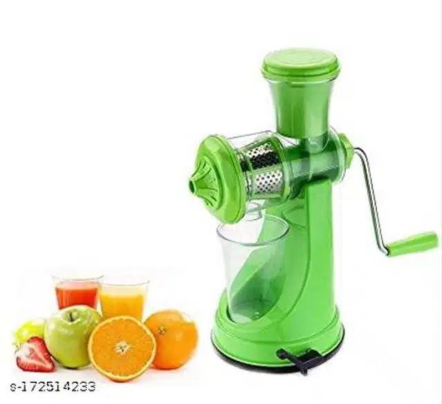 Plastic Manual Hand Juicer (Green)