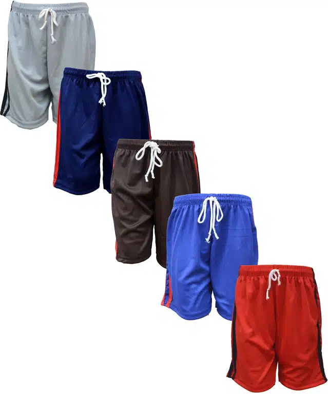 Shorts for Boys (Multicolor, 2-3 Years) (Pack of 5)