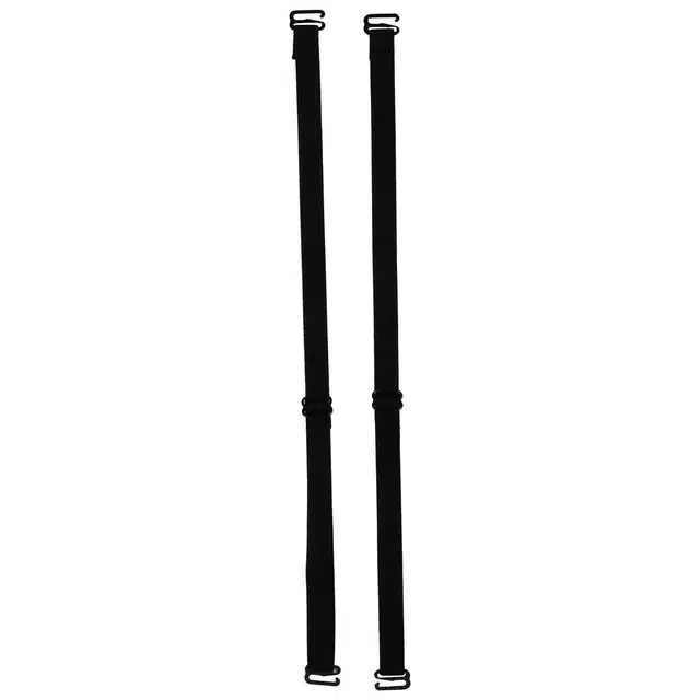 Adjustable Bra Straps for Women (Black, Set of 1)