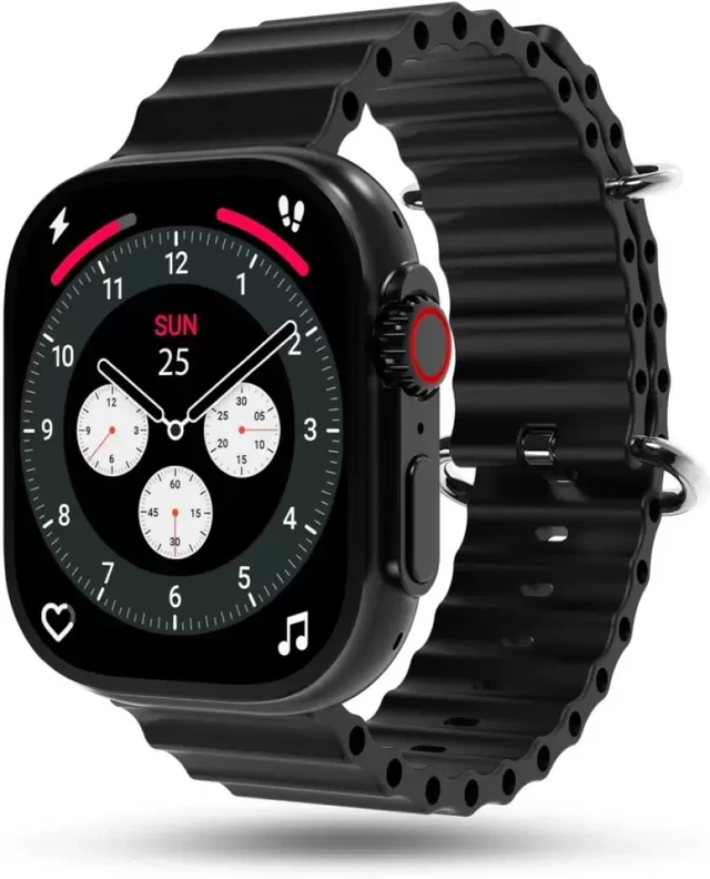 T-800 Ultra Series Smartwatch for Man & Women (Black)