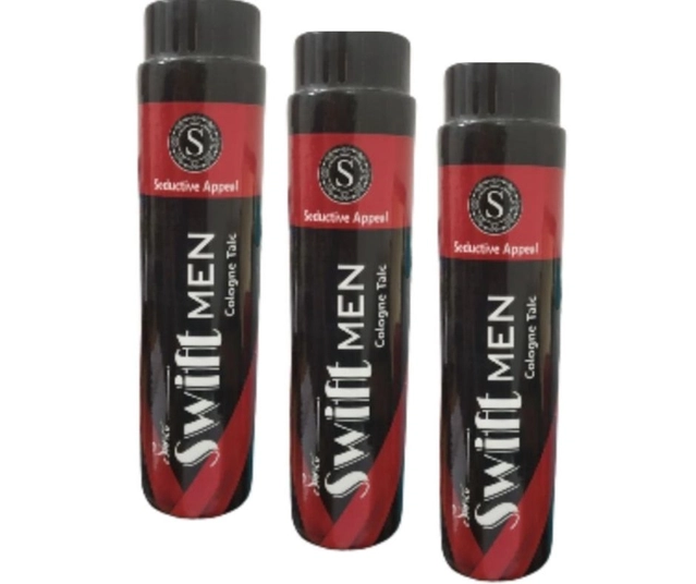 Simco Swift Seductive Appeal Cologne Talcum Powder (300 g, Pack of 3)