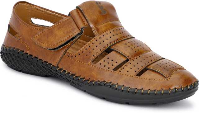Roman Sandal for Men (Tan, 8) (MAE-59)