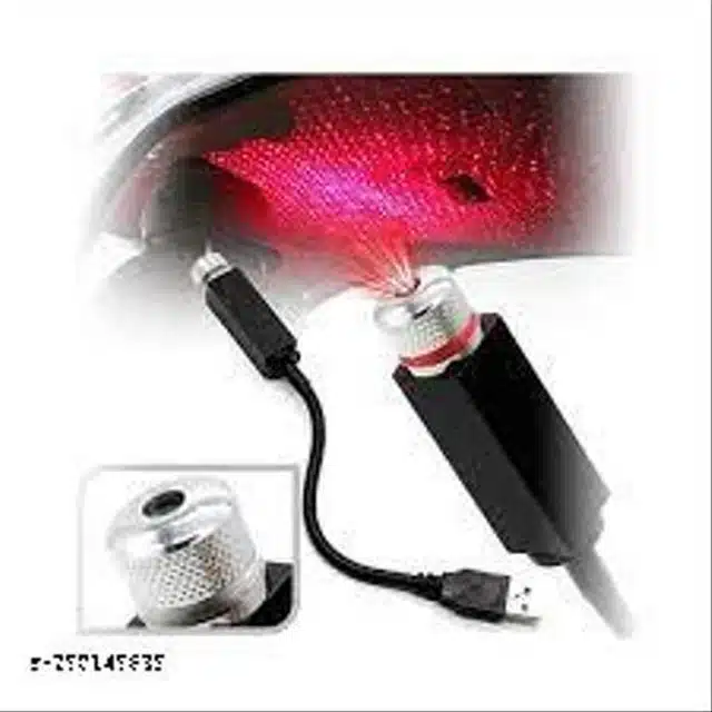 Car Interior Decoration Laser Light (Red)